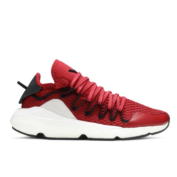 ADIDAS Y-3 KUSARI SPORT SNEAKERS in CHILI PEPPER - Picture 3 of 10